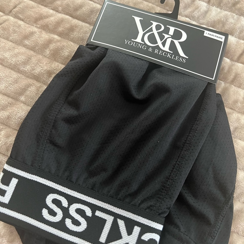 Young & Reckless Black Long Line Boxer Briefs
